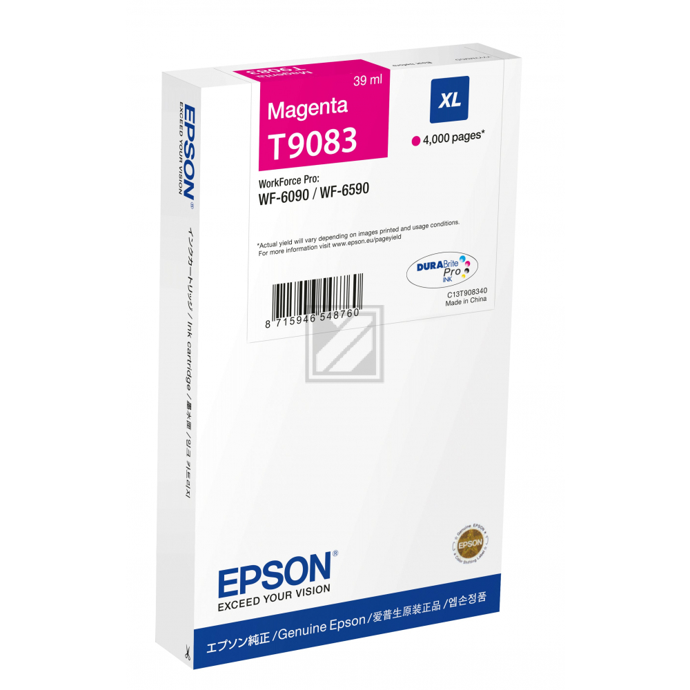 Epson Tintenpatrone magenta (C13T908340, T9083)