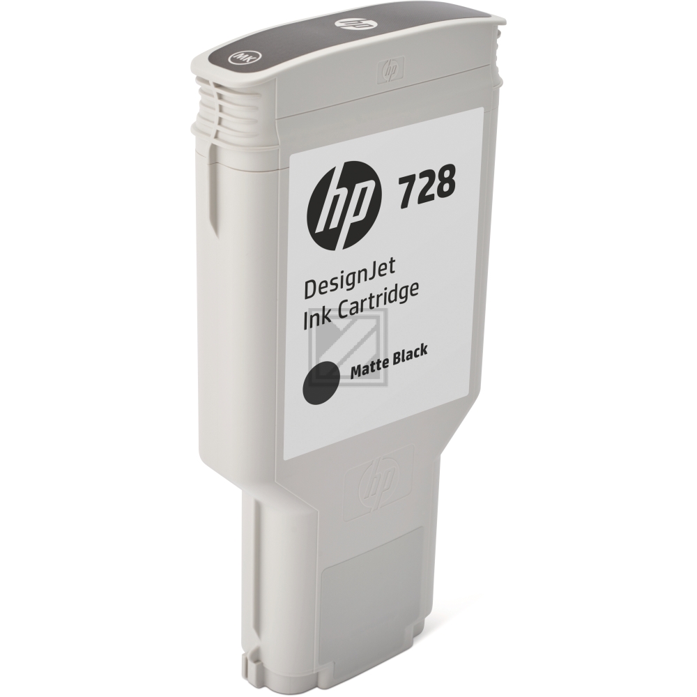 Original HP F9J68A / 728 Tinte schwarz matt