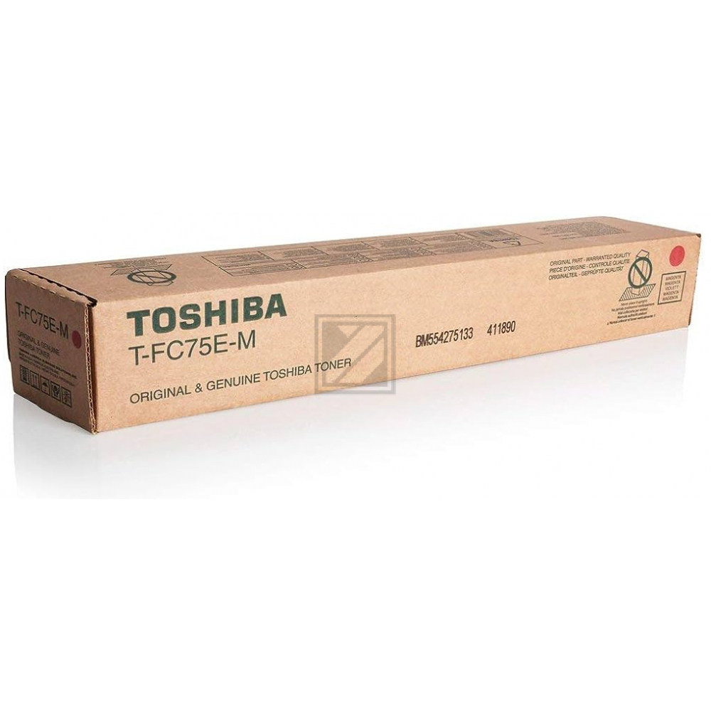 Original Toshiba 6AK00000253 / T-FC 75 EM Toner Magenta