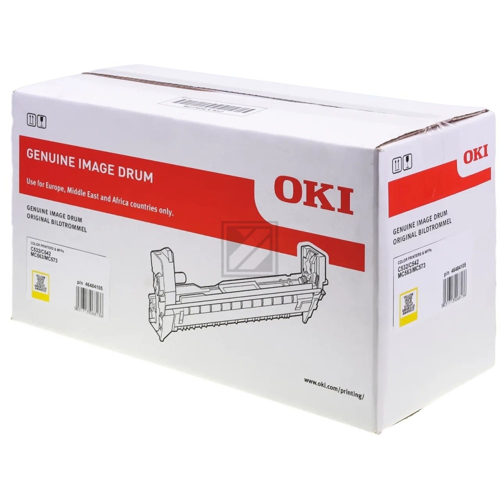 Original OKI 46484105 Bildtrommel Gelb