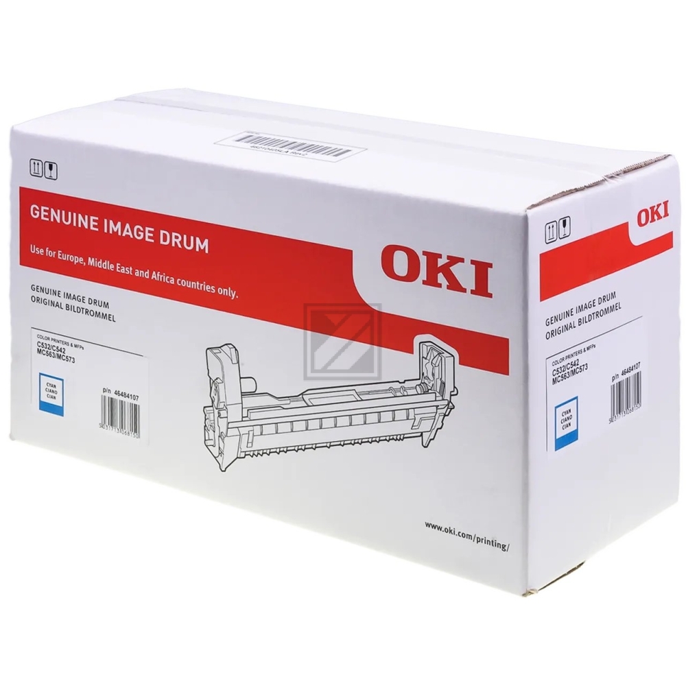 Original OKI 46484107 Bildtrommel Cyan