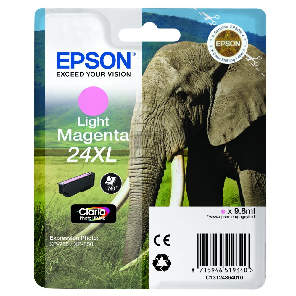 Original Epson C13T24364012 / 24XL Tinte Magenta (Hell) XL