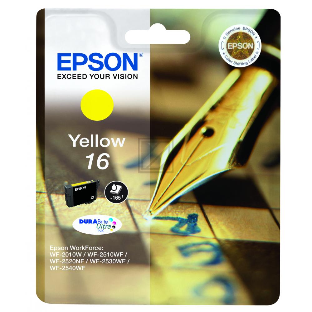Original Epson C13T16244012 / 16 Tinte Gelb