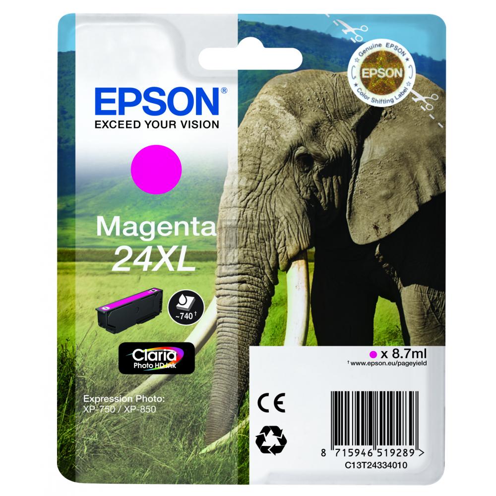Original Epson C13T24334012 / 24XL Tinte Magenta XL