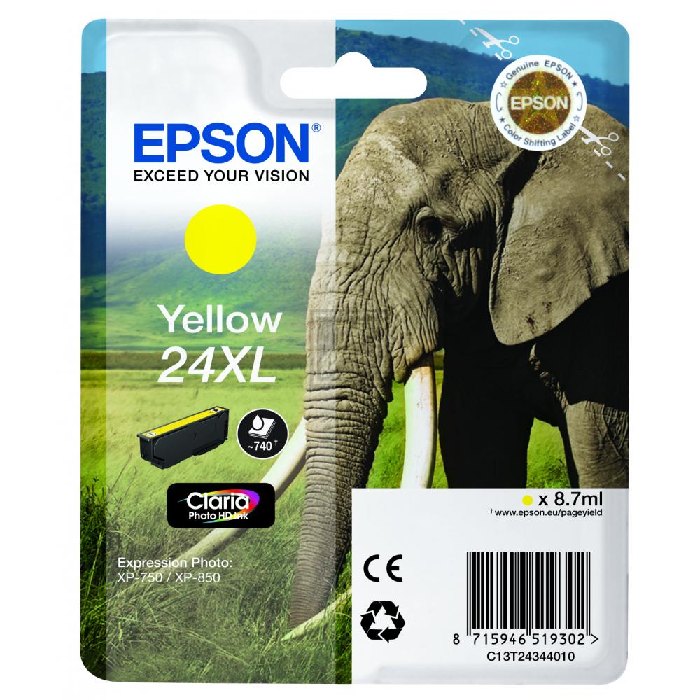 Original Epson C13T24344012 / 24Xl Tinte Gelb XL