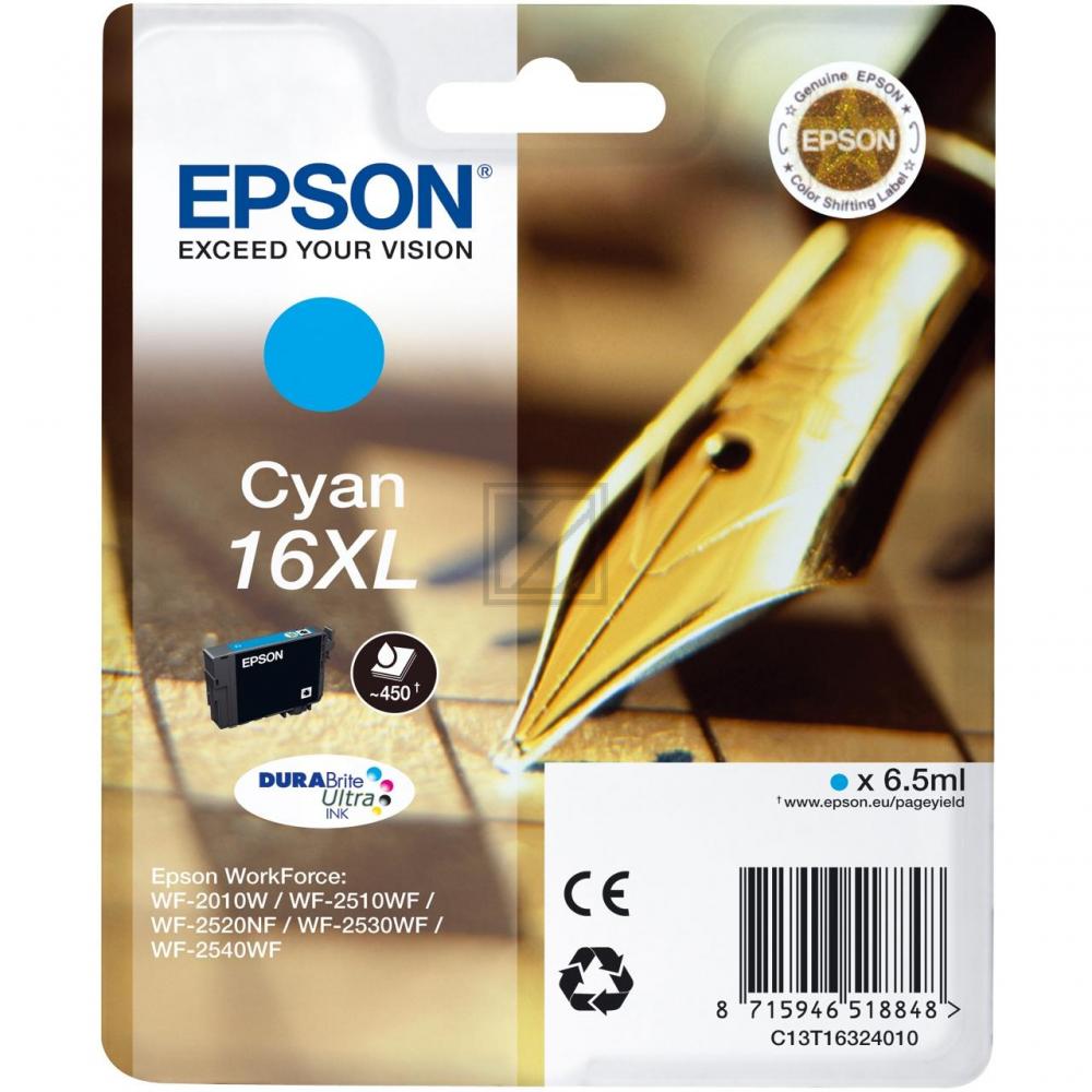 Original Epson C13T16324012 / 16XL Tinte Cyan XL