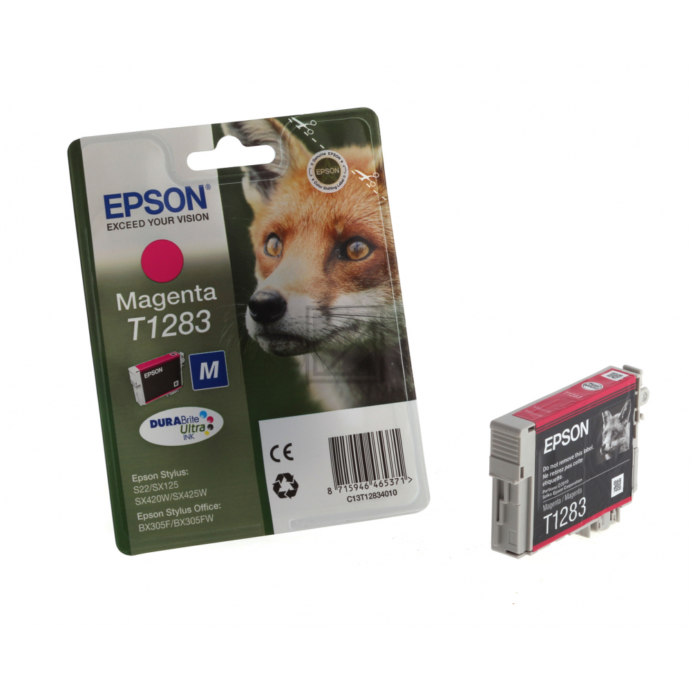 Original Epson C13T12834012 / T1283 Tinte Magenta