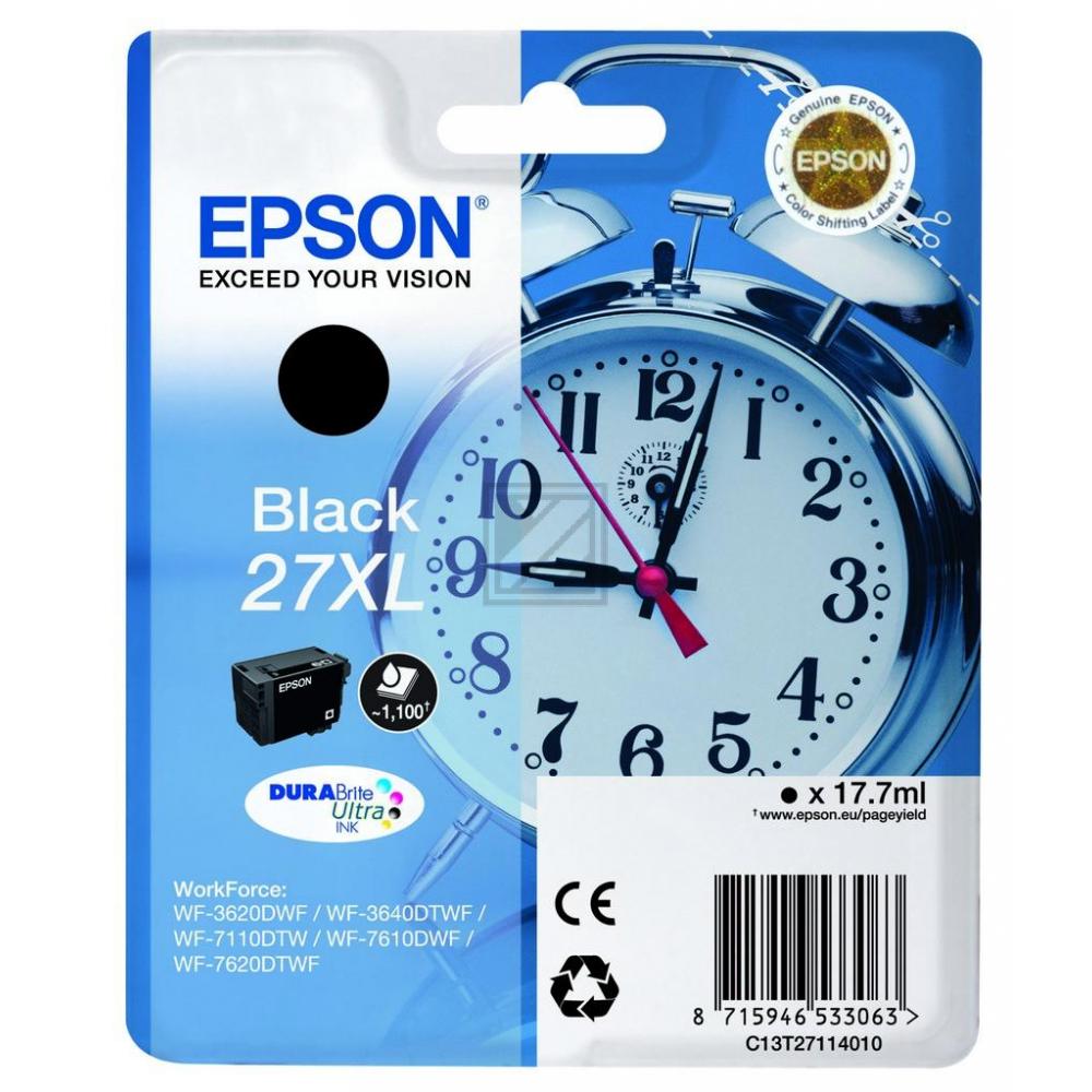 Original Epson C13T27114012 / 27XL Tinte Schwarz XL