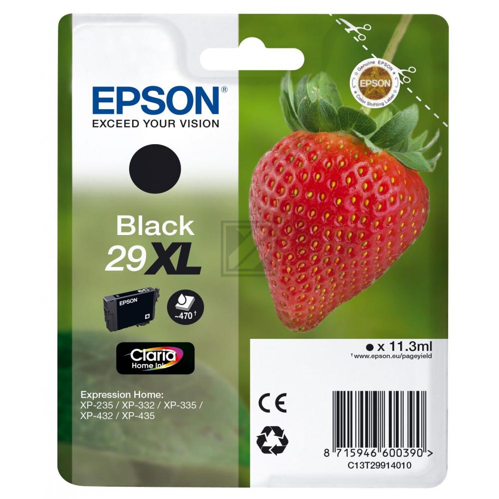Original Epson C13T29914012 / 29XL Tinte Schwarz XL