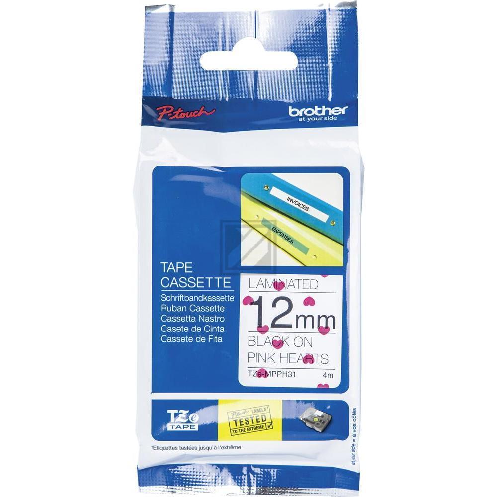 Original Brother TZe-MPPH31 Farbband Schwarz