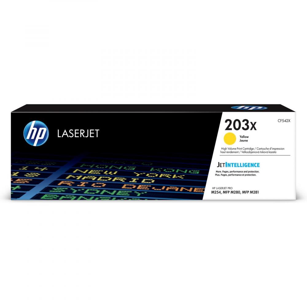 Original HP CF542X / 203X Toner Gelb