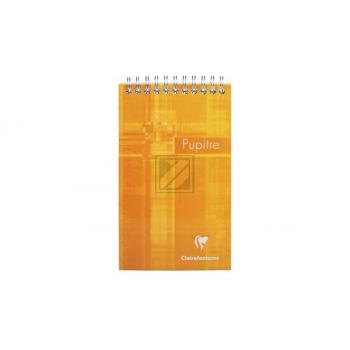 Clairefontaine Spiralnotizblock, 105 x 170 mm, kariert