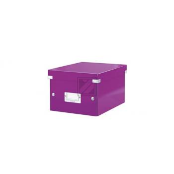 LEITZ Ablagebox Click & Store WOW, DIN A5, violett