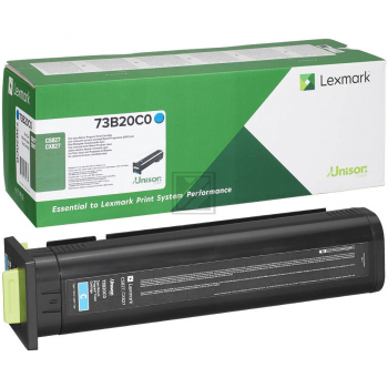 Original Lexmark 73B20C0 Toner Cyan