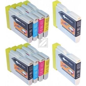 10 Compatible Ink Cartridges to Brother LC970 / LC1000  (BK, C, M, Y) (4|2|2|2)