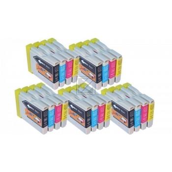 20 Compatible Ink Cartridges to Brother LC970 / LC1000  (BK, C, M, Y) (8|4|4|4)
