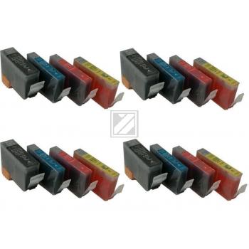 16 Compatible Ink Cartridges to Canon BCI-3 / BCI-6  (BK, C, M, Y) (4|4|4|4)