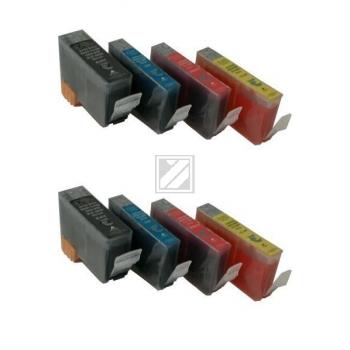 8 Compatible Ink Cartridges to Canon BCI-3 / BCI-6  (BK, C, M, Y) (2|2|2|2)