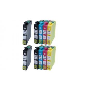 10 Compatible Ink Cartridges to Epson T1631 - T1634  (BK, C, M, Y)