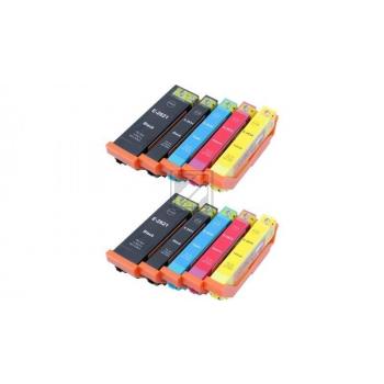 10 Compatible Ink Cartridges to Epson T2621 - T2634  (BK, PHBK, C, M, Y) XL