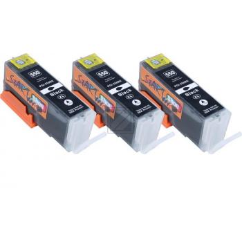3 Compatible Ink Cartridges to Canon PGI-550 (BK) XL