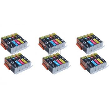 30 Compatible Ink Cartridges to Canon PGI-550 / CLI-551  (BK, PHBK, C, M, Y) XL
