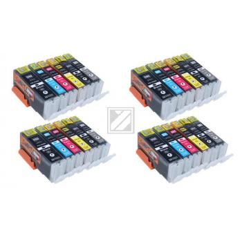 24 Compatible Ink Cartridges to Canon PGI-550 / CLI-551  (BK, PHBK, C, M, Y, GY) XL