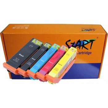 5 Compatible Ink Cartridges to Epson T3351 - T3364  (BK, PHBK, C, M, Y) XL