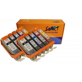 10 Compatible Ink Cartridges to Canon PGI-570 / CLI-571  (BK, PHBK, C, M, Y) XL