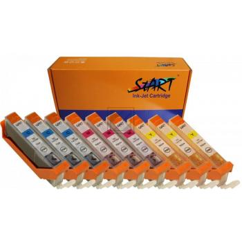 9 Compatible Ink Cartridges to Canon PGI-570 / CLI-571  (C, M, Y) XL