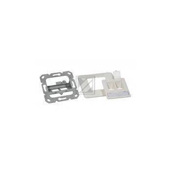 LogiLink Unterputzdose fr Keystone Module, 2-fach, reinwei