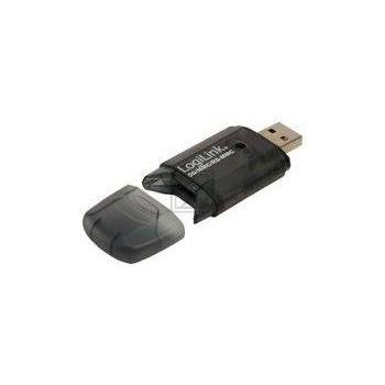 LogiLink USB 2.0 Mini Card Reader fr SD/MMC, anthrazit