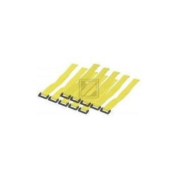 LogiLink Klett-Kabelbinder, 300 x 20 mm, gelb