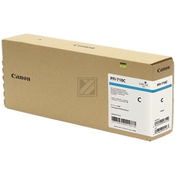 Original Canon 2355C001 / PFI-710C Tinte Cyan
