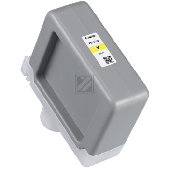 Original Canon 2367C001 / PFI-110Y Tinte Gelb