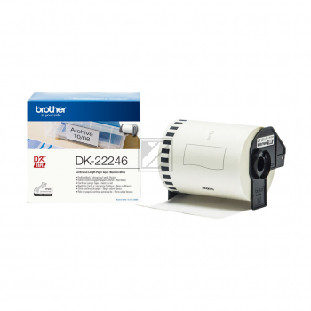 Original Brother DK-22246 Druckeretiketten Wei