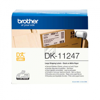 Original Brother DK-11247 Druckeretiketten Weiß