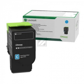 Original Lexmark 78C5UC0 Toner Cyan