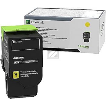 Original Lexmark 78C0X40 Toner Gelb