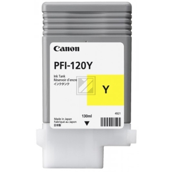 Original Canon 2888C001 / PFI-120Y Tinte Gelb