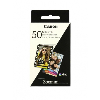 Canon Zink Papier (Zink Papier) wei 50 Blatt 5 x 7.6 cm 290 g/m (3215C002)