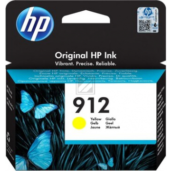 HP Tintenpatrone gelb (3YL79AE#BGX, 912)