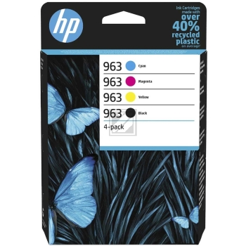 HP Tintendruckkopf gelb, magenta, schwarz, cyan (6ZC70AE, 963)