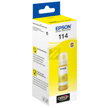 Epson Tintennachf�llfl�schchen gelb SC (C13T07B440, 114)