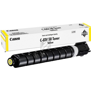 Canon Toner-Kit gelb HC (3766C002, C-EXV58Y)