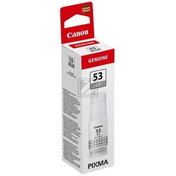 Canon Tintennachfüllfläschchen grau (4708C001, GI-53GY)