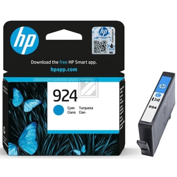 HP Tintenpatrone cyan (4K0U3NE, 924)