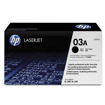 Original HP C3903A / 03A Toner Schwarz
