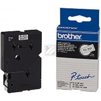 Original Brother TC-201 Farbband Schwarz, Weiß