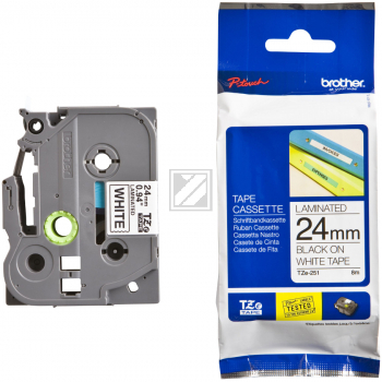 Original Brother TZ-251 / 22454 P-Touch (laminiert, normal)